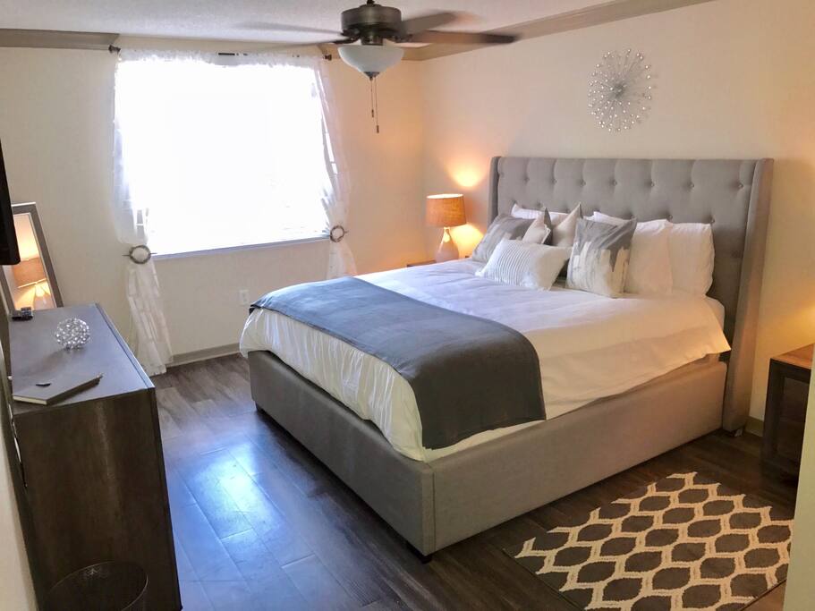 Master bed room King size bed