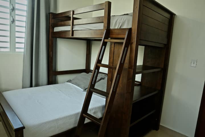 Double-decker accommodations for family and friends!