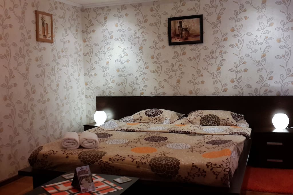 The room with bed