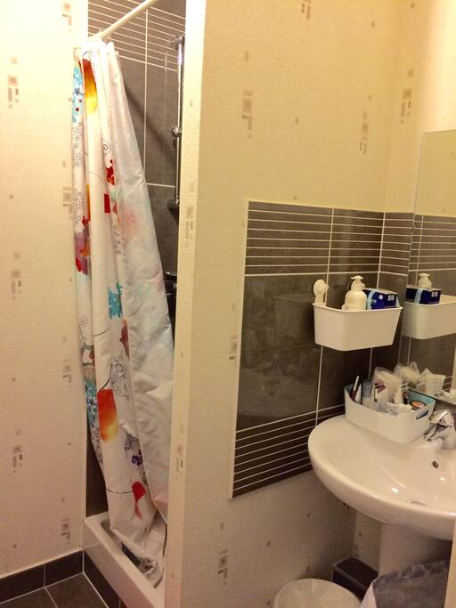 Salle de bain privative au sein de la colocation
