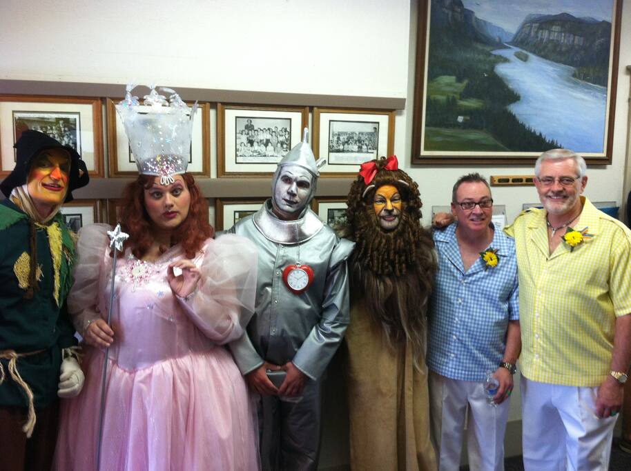 Stephen and I with our wedding assistants