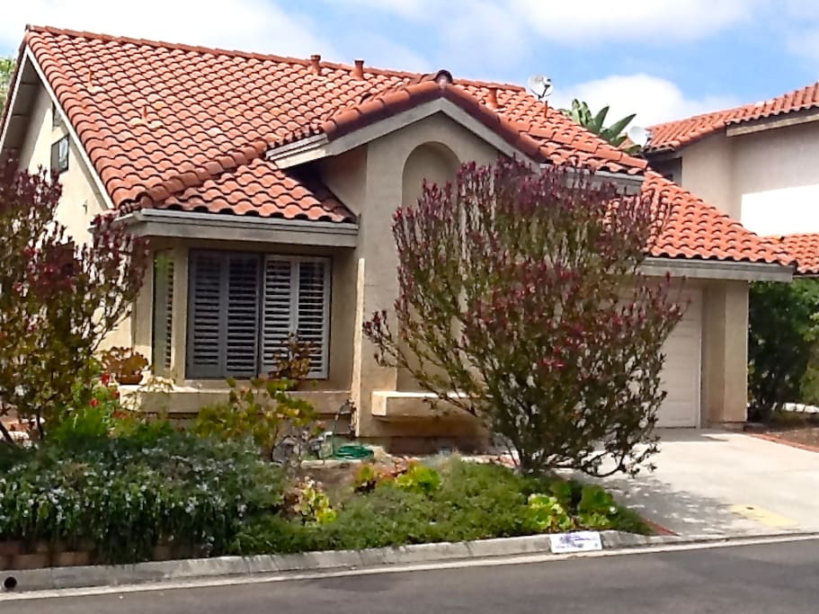 Nice home on quiet street in gated community.