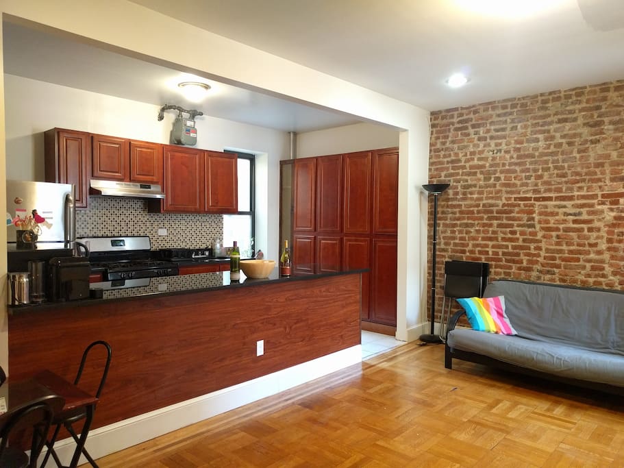 Living room & kitchen
