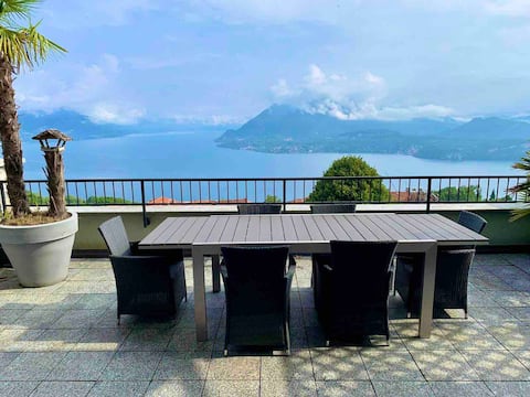 Dvojizbový byt s výhľadom na Lago Maggiore