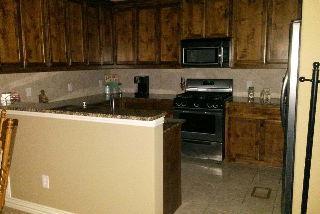 Custom kitchen if you want to cook.