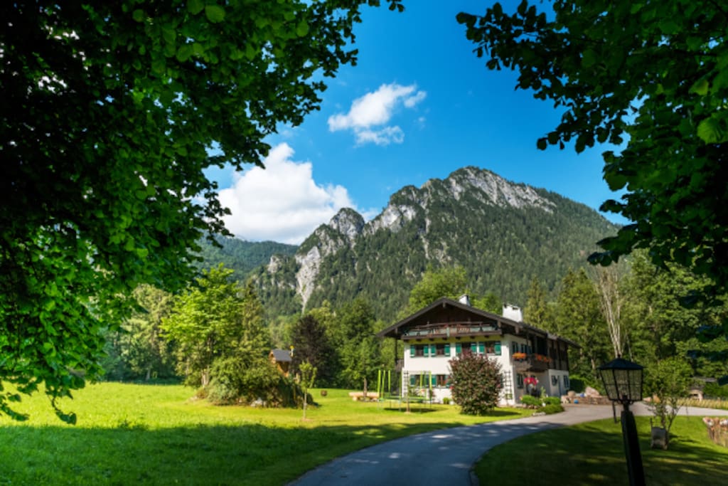 Blick von der Einfahrt