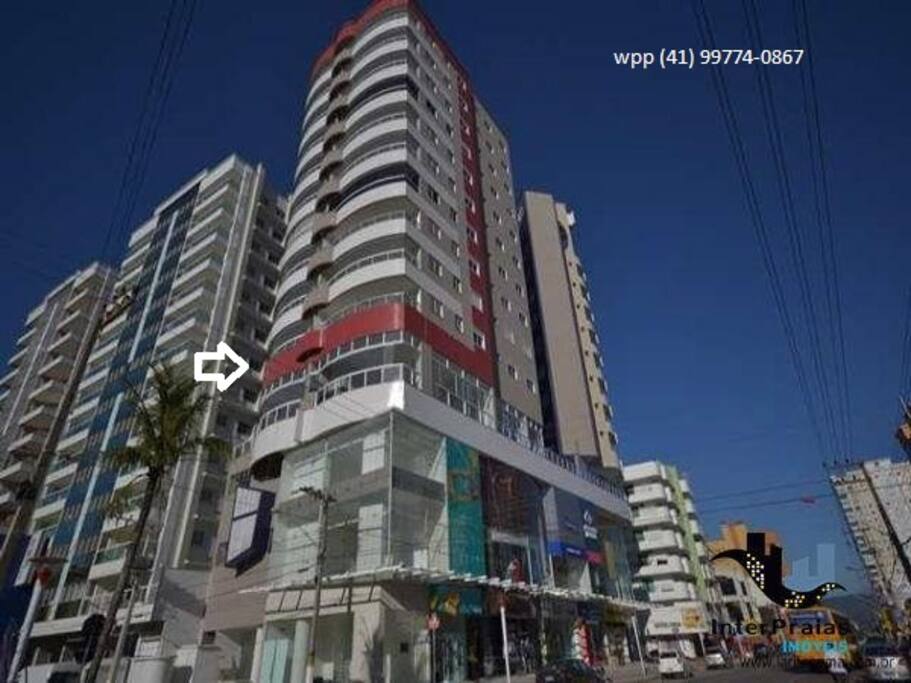 Fachada Bloco B - de frente rua 277
