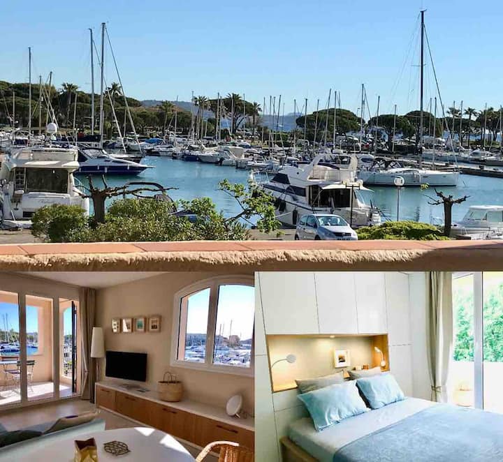 Apartment T2 for 2 people sea view 4 km from St Tropez