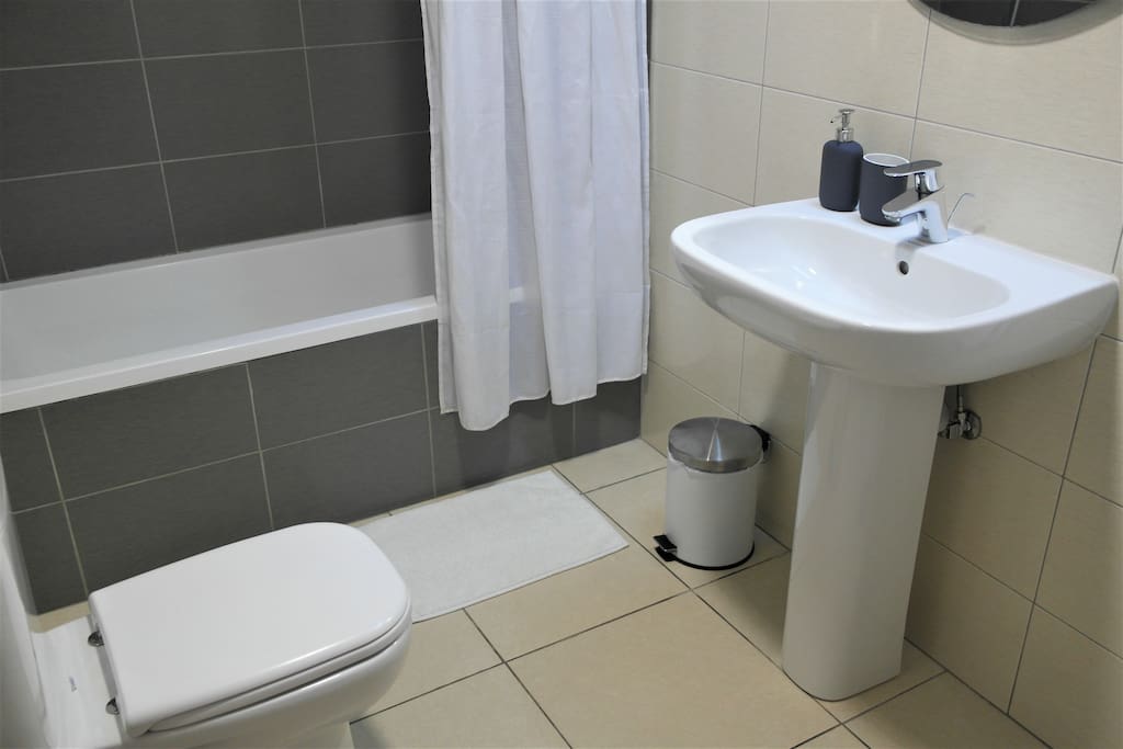 Bathroom with the bathtub is connected to master bedroom