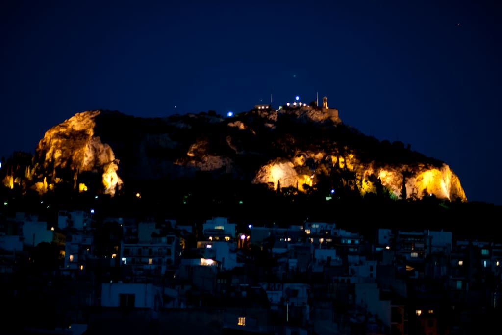 Front terrace -Lycabettus view