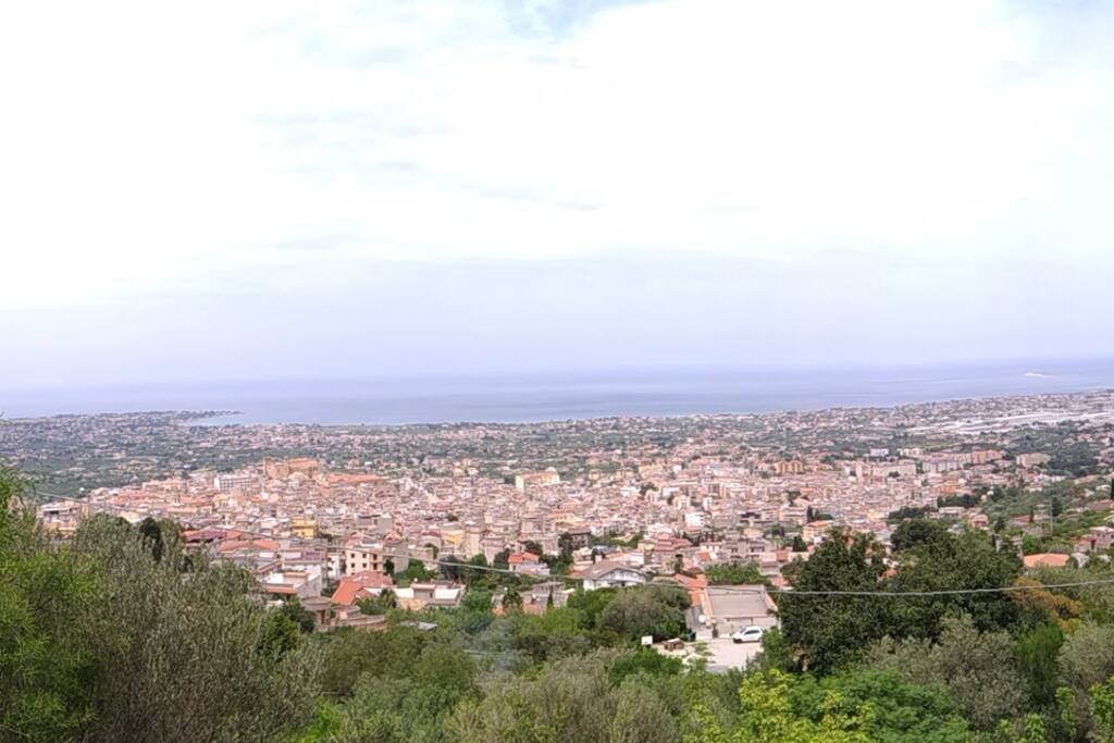 Vista dalla terrazza della casa