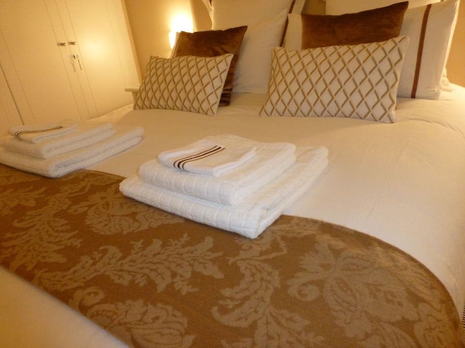 high quality sheets and towels