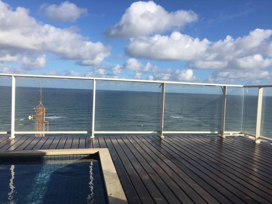 Vista da piscina - View from pool area