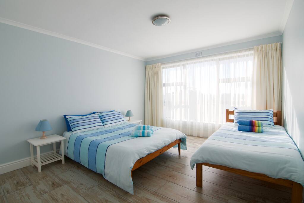 Bedroom One - Double + 1 Single Bed