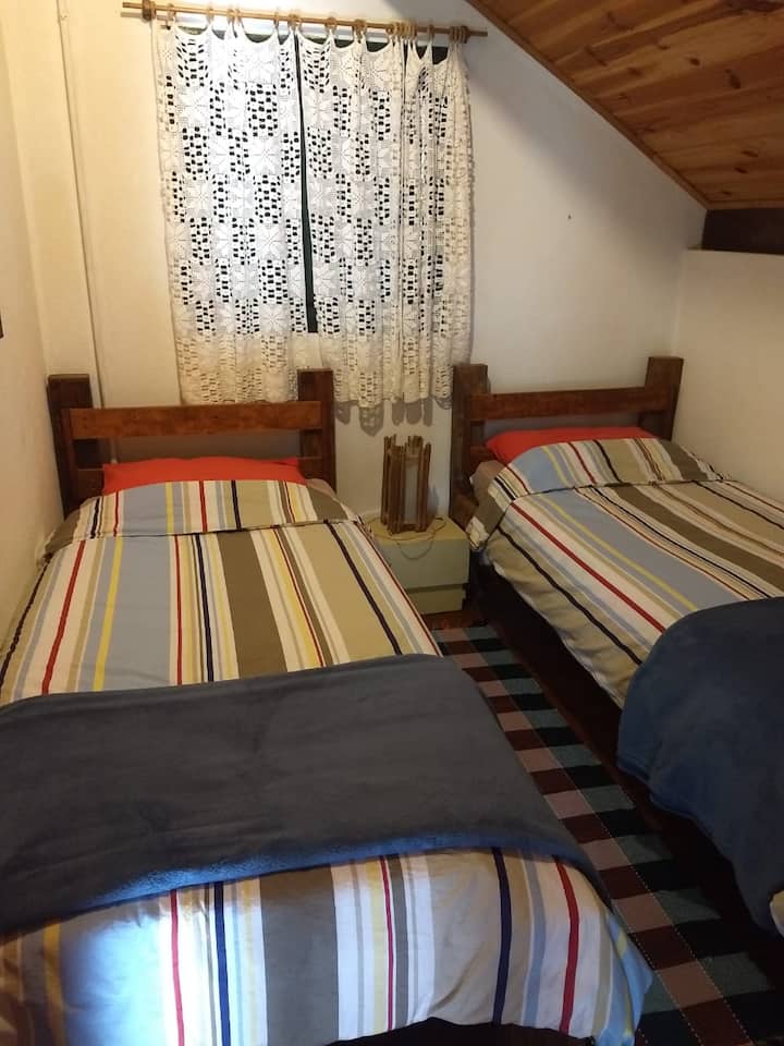 Spálňa 3: maximálne pre dve jednolôžka.