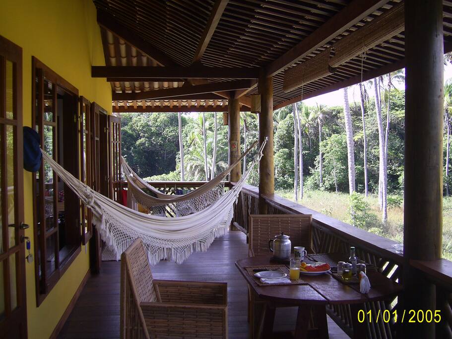 Hamacas en porches