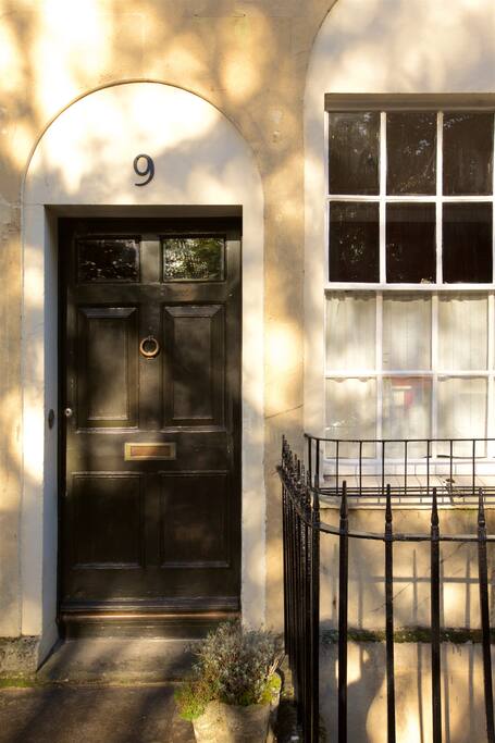 The front door to number 9.