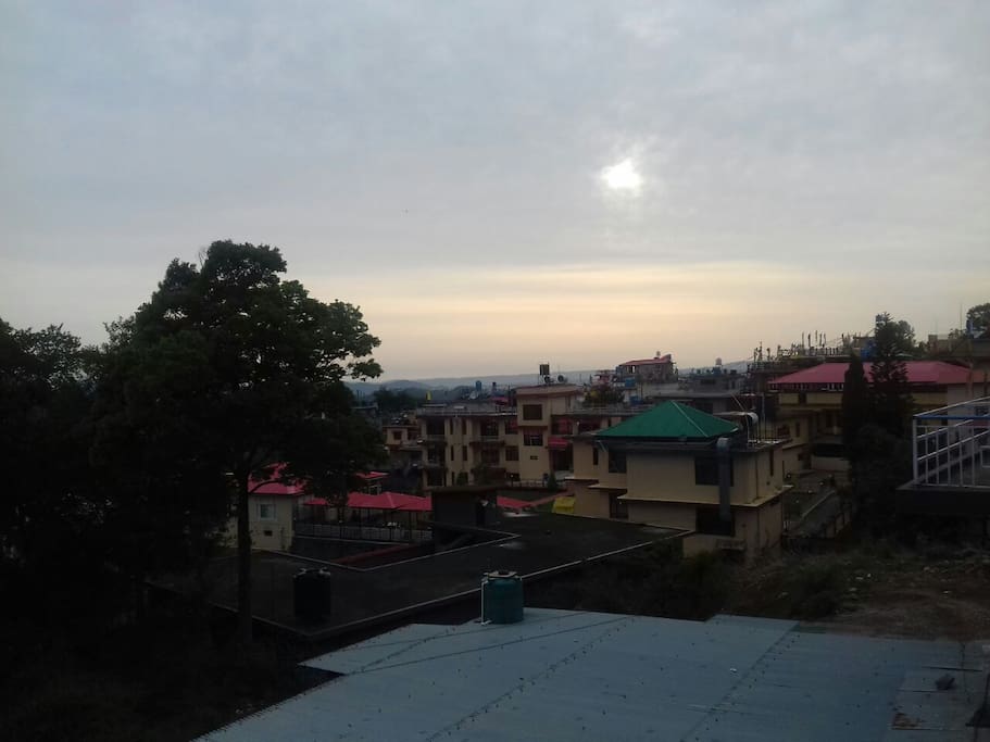Sunset View From The Balcony