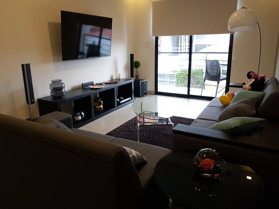 Cousy private living room balcony to enjoy a couple of drinks