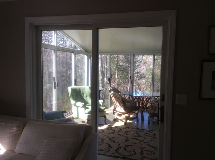 Solarium with wonderful south and west exposure.