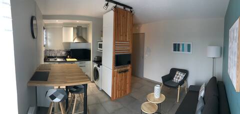Charming 37 m² 2 bedroom refurbished apartment (air conditioning)