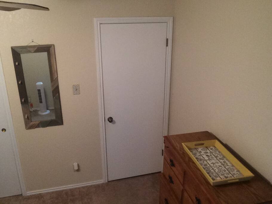 Dresser and vanity mirror