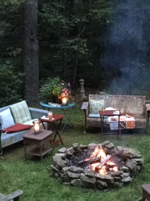 Dinner and Cocktails by the firepit!