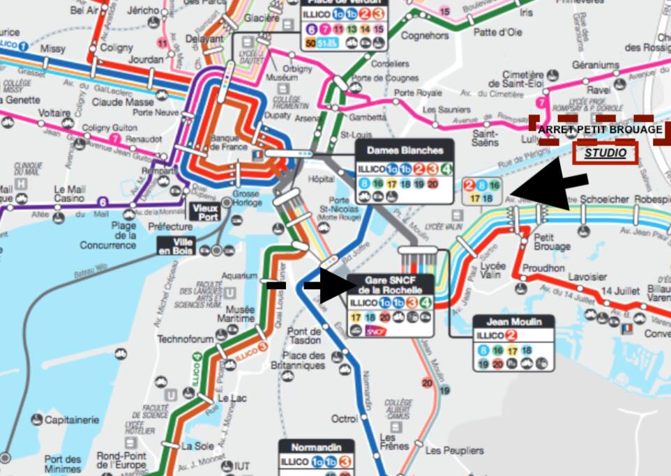 plan bus et vélo