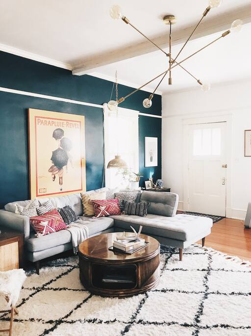 Accent Wall in Living Room