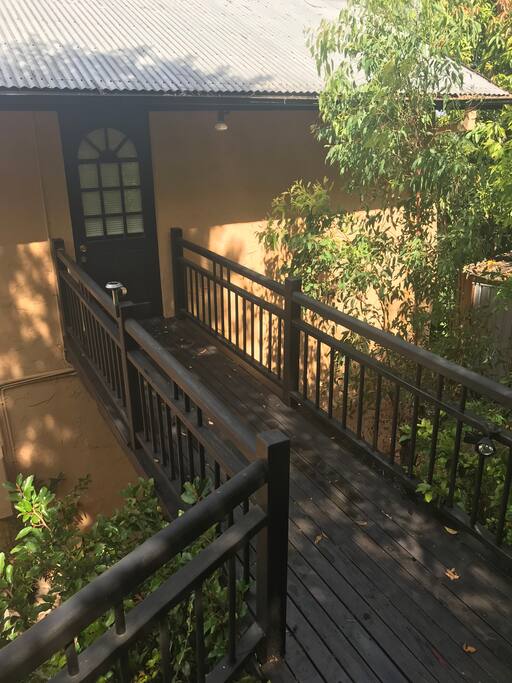 Your own private entrance bridge