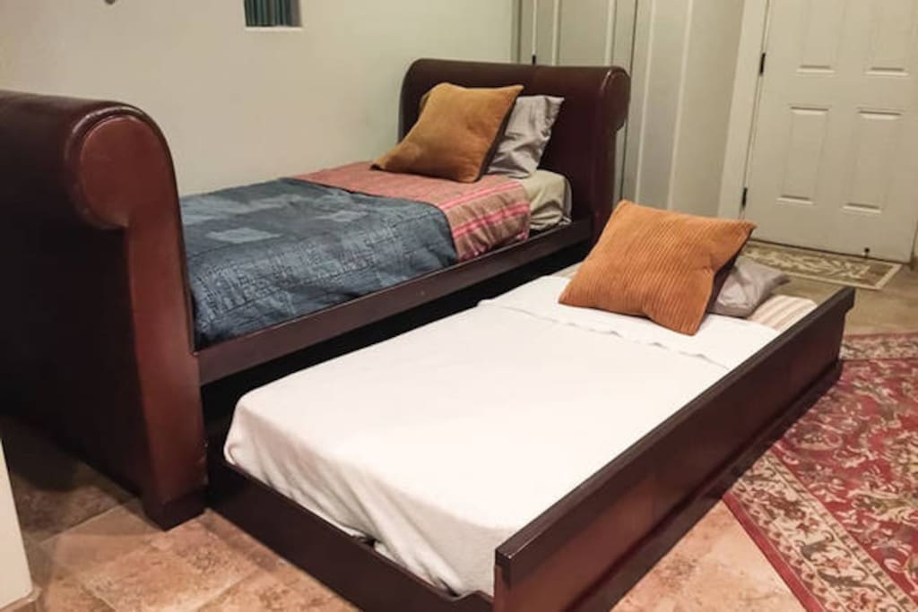 Casita Day bed has two twin mattresses