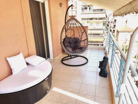 Modern apartment with large balcony Piraeus