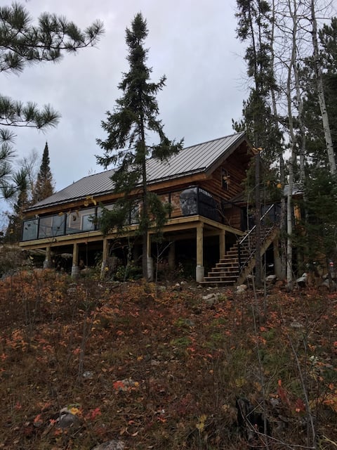 Log Cabin on Saganaga Lake
