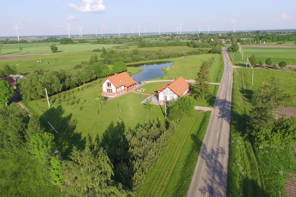 View from drone