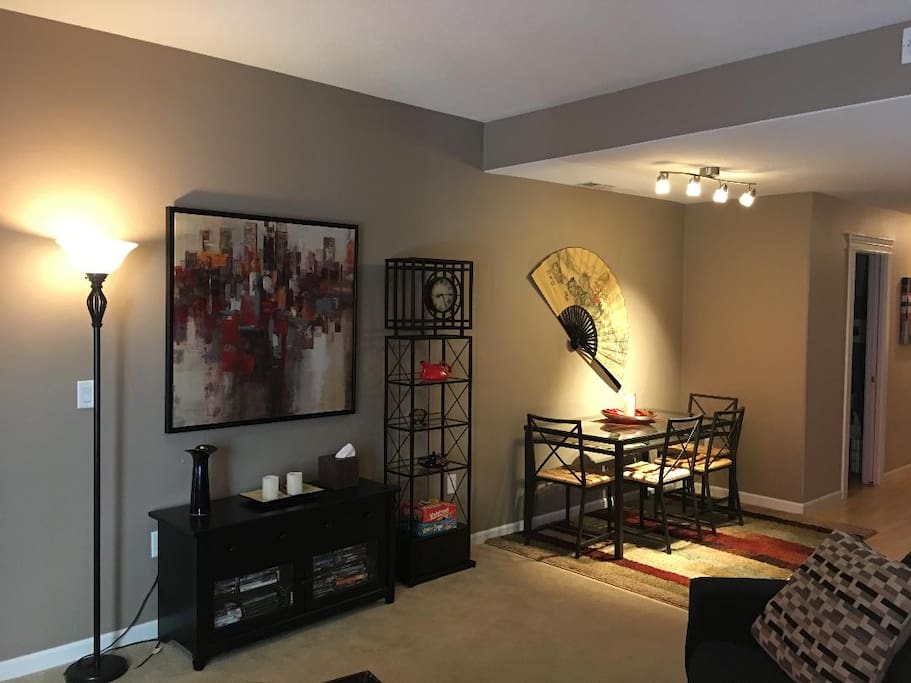 Living Room and Dining Room