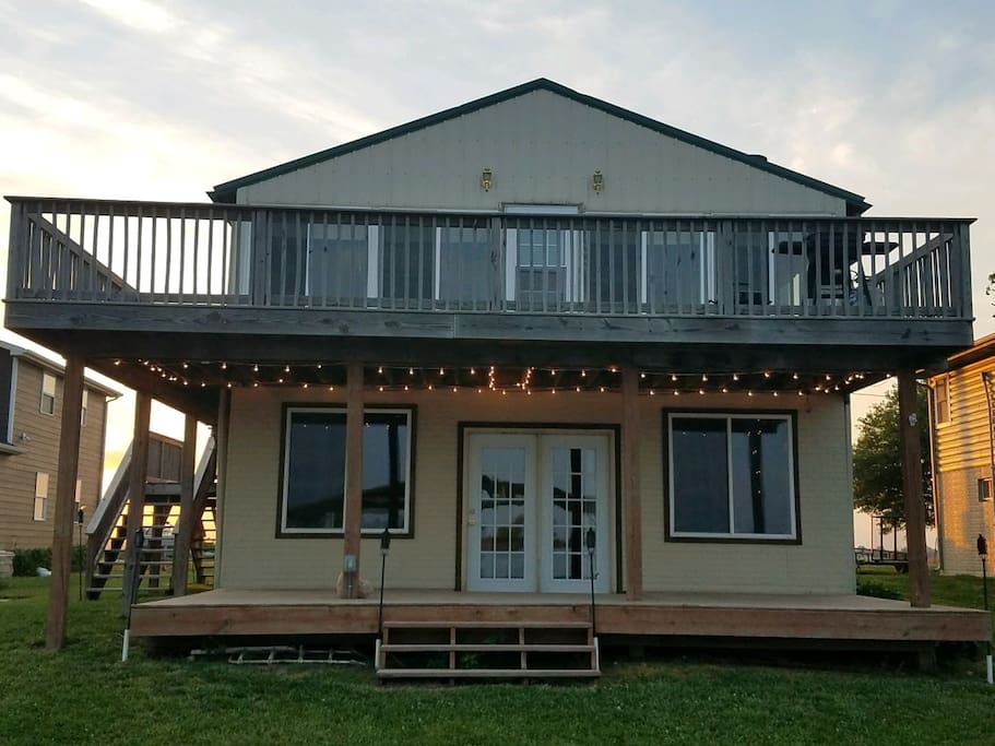 The cabin. This space is listed for the 'bottom' floor of the house.