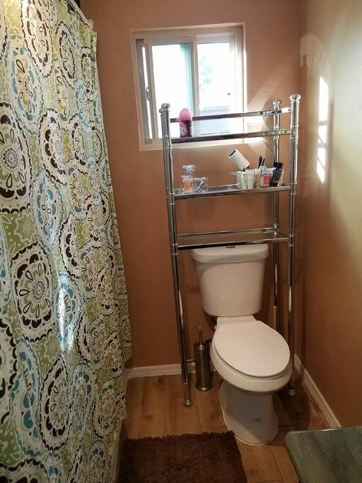 Bathroom stocked with all your needs