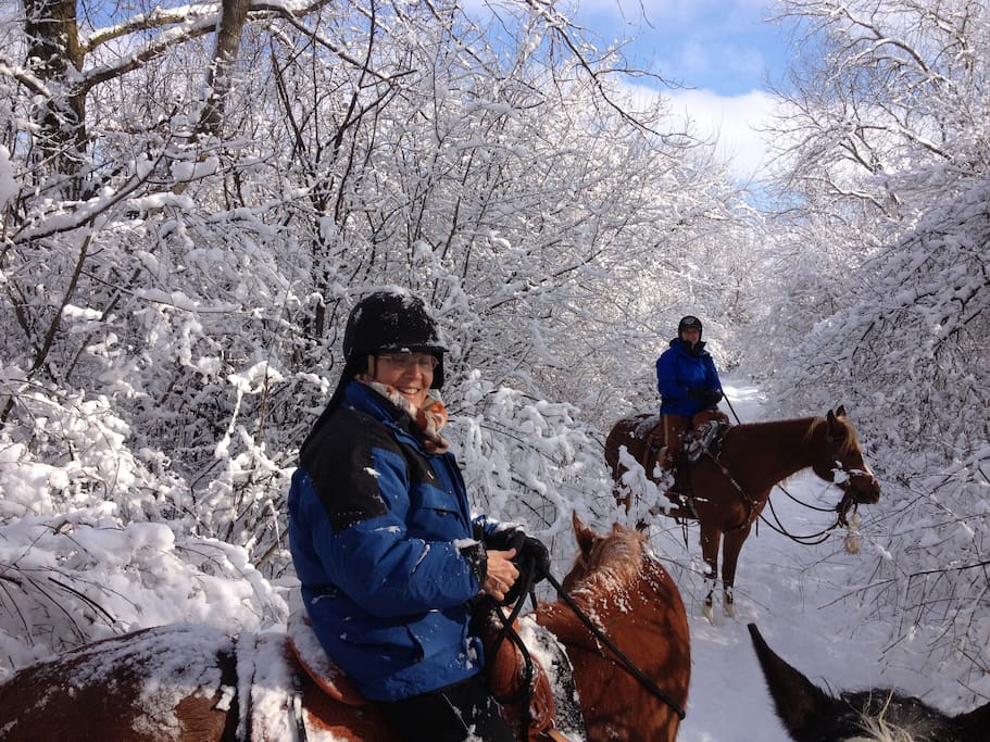 we even ride in the snow :)