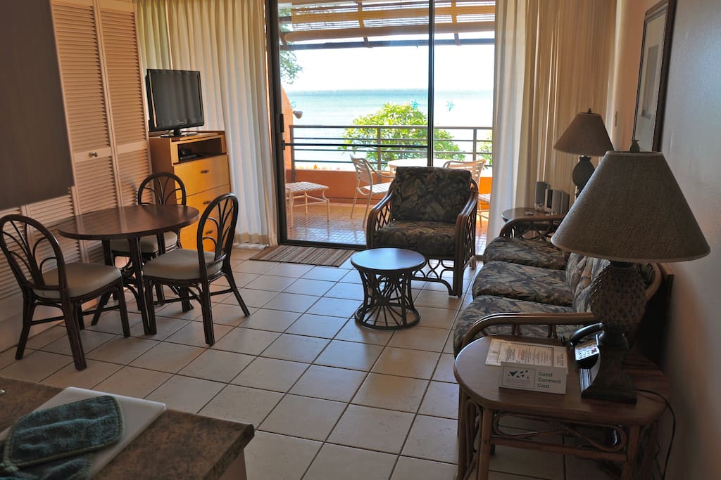 Living room and lanai