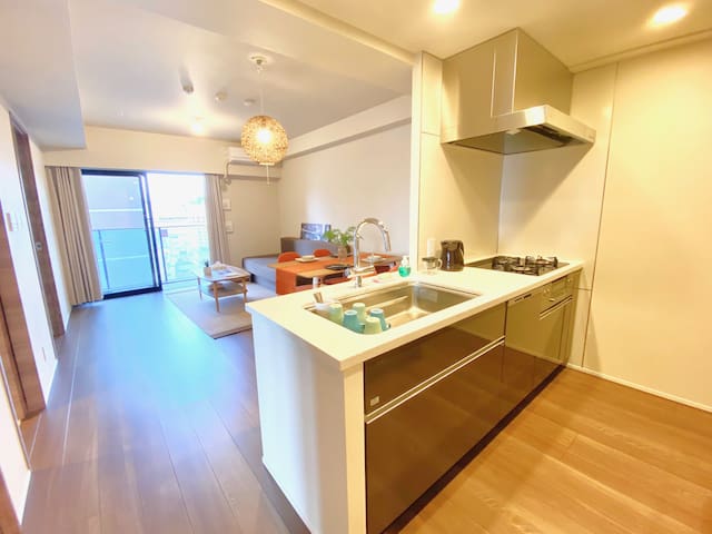 【7 mins walk】Akasaka-mitsuke/Free WiFi/max 6guests