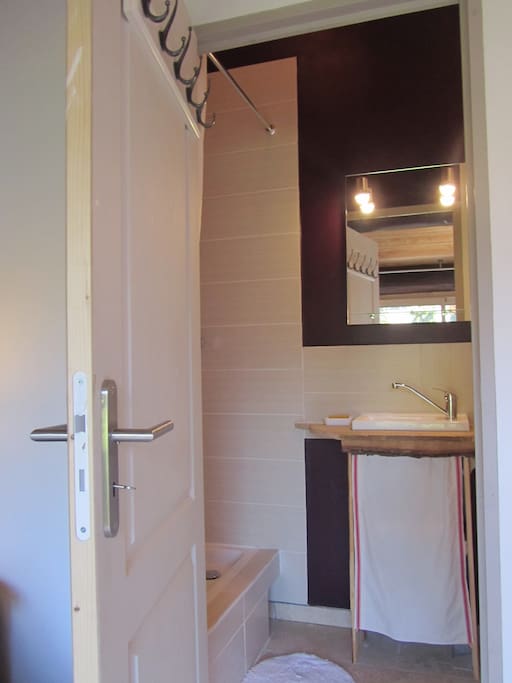 Salle d'eau avec WC
