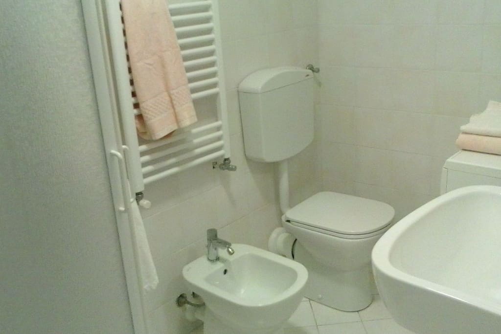 One of the bathrooms