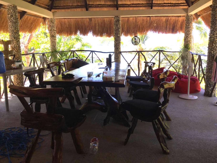 dining table at the terrace