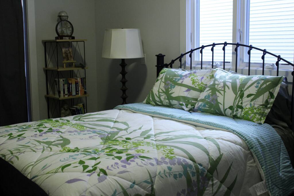 Plenty of space for all your stuff, plus big bed