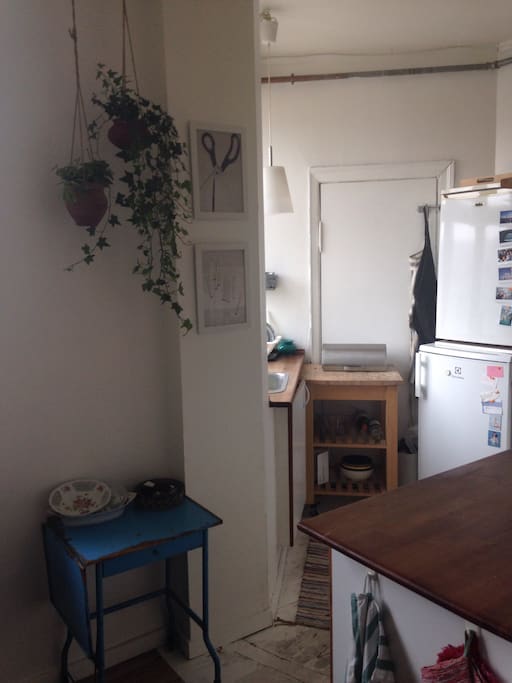 Kitchen with great possibilities for cooking.