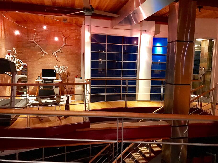 Upstairs office