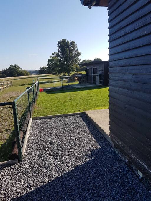 Ausblick auf die Weiden