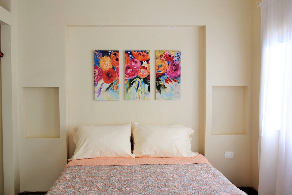 queen bed