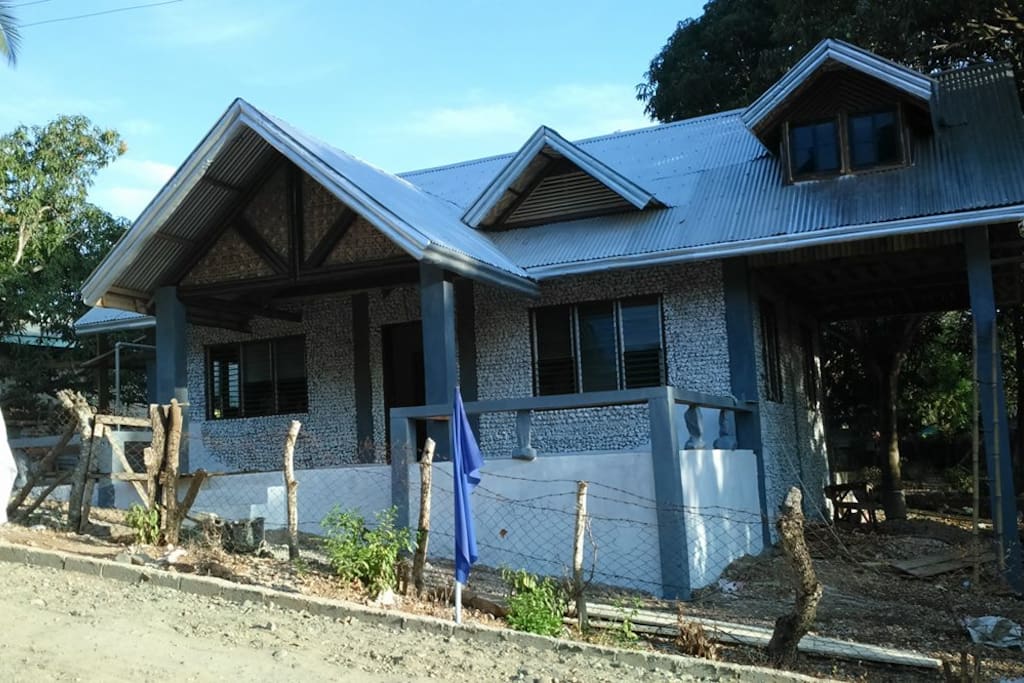 Front view of the house
