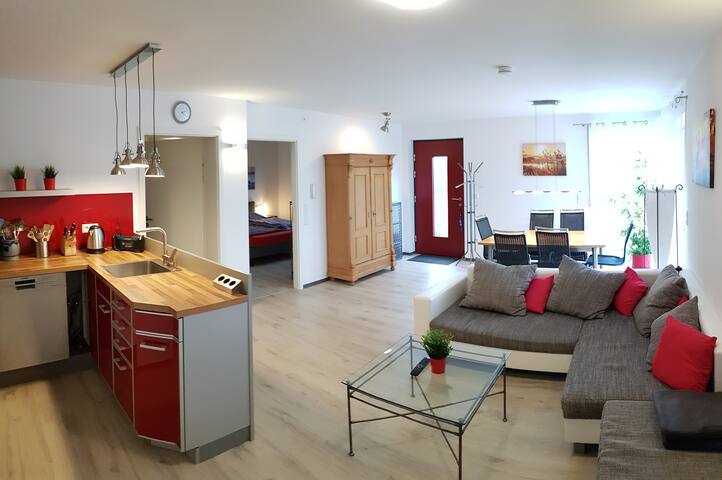 Wohnen im Grünen neben dem Pferdehof